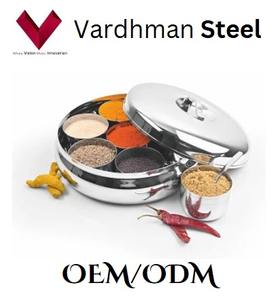 Boîte à épices en acier inoxydable avec logo personnalisé, récipient à épices en acier, boîte de rangement pour épices, boîte à épices pour la cuisine, boîte à épices indienne - Product Image 5