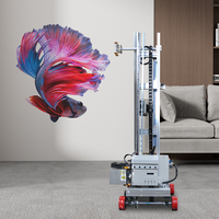 Printer tanah dinding, Printer dinding HD vertikal 3D Printer dinding UV Printer lantai tempat parkir mesin cetak ruang