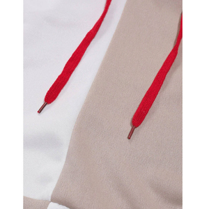 Vente en gros de sweats à capuche unisexes à épaules tombantes en coton mélangé de base pour hommes pulls à capuche épais en polaire pour hommes - Product Image 4