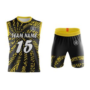 Prix de gros coupe régulière 7 sur 7 ensembles d'uniformes de football 100% polyester sublimation personnalisée 7 V 7 uniformes de football américain - Product Image 6