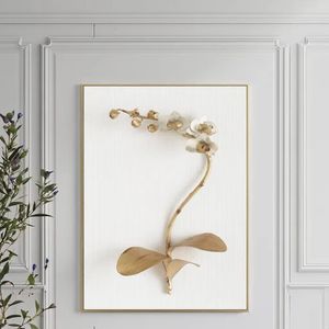 Pintura 3D moderna personalizada de alta calidad, marco de madera, arte de pared, pintura en relieve, textura hecha a mano, obra de arte para decoración del hogar de lujo - Product Image 3