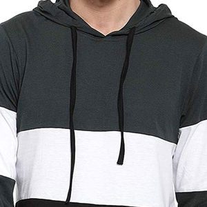 Sweat-shirt à capuche pour homme de haute qualité, motif uni, décontracté, manches longues, avec broderie et logo imprimé pour l'hiver - Product Image 5