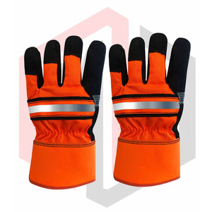 Gants de sécurité résistants à la chaleur de la meilleure qualité Fabricant OEM/ODM disponible Protection au travail Personnaliser la texture du grain du cuir - Product Image 3