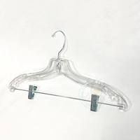Cintres à vêtements en plastique PS 43 cm, multifonctionnels, moulés par injection, transparents, écologiques, à quatre couches, rectangulaires, modernes, pour armoire
