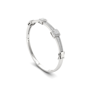 Bracelet de luxe pour femme en argent sterling 925 avec moissanite ronde de 1,67 carat - Product Image 5
