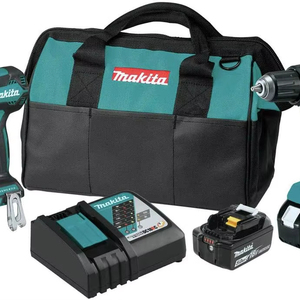 <span class=keywords><strong>Makita</strong></span> 18V không chổi than không dây 2-mảnh Combo <span class=keywords><strong>Kit</strong></span> với Keyless khoan và 5.0ah pin bán buôn - Product Image 1