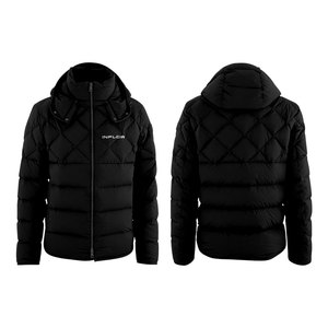 <b>men's</b> jackets Plus size Custom Unisex Winter Puffer Jacket Warm Windproof Down <b>Hoodie</b> Zipper Closure Casual Insulated Jacket - Product Image 3