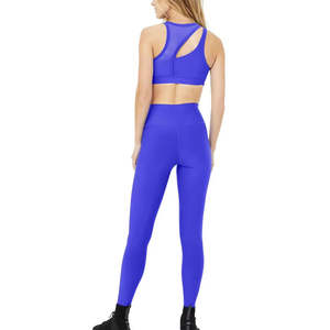 Conjunto de yoga para mujer al por mayor superventas Conjuntos de yoga sostenibles y de último diseño para mujer Conjunto de yoga ligero para gimnasio y entrenamiento - Product Image 2