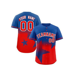 Camisetas de Béisbol y Sóftbol para Hombre, Personalizadas con Logotipo, Impresión por Transferencia de Calor, Transpirables, de Secado Rápido, Alta Calidad, 100% Poliéster, Económicas - Product Image 3