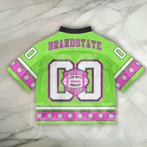 Unisex Custom Vintage Oversized Football Jersey Boxy Fit Streetwear T-Shirt Soccer Wear Printed Sublimation <b>Mesh</b> Polyester Quick - Product Image 2