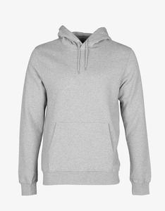 Pull à capuche personnalisé pour hommes 100% coton biologique teint uni pour la saison d'hiver - Product Image 5