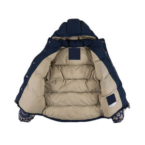 Veste matelassée de créateur haut de gamme pour homme, imprimée, en fibre de polyester, grande taille, avec fermeture éclair, motif bandana noir, pour l'hiver - Product Image 5