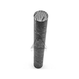 Unique Style Hot Sale Damascus Round <b>Bars</b> Made In Best Material Jewelry Making Damascus Round <b>Bars</b> - Product Image 3
