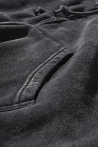 Custom Logo Graphic French Terry Pullover Blank Hoodies Men Oversized Acid Wash Zip Up Hoodies - Product Image 4