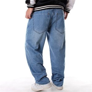 2025 automne Streetwear hommes jeans décontractés coupe ajustée Stretch Denim pantalon hommes rétro broderie Patchwork droit Jean pantalon - Product Image 2