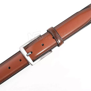 Cinturón Casual de Cuero Genuino para Hombre, Hecho a Mano, con Patrón de Camuflaje Vintage, Hebilla de Acero Resistente - Product Image 6