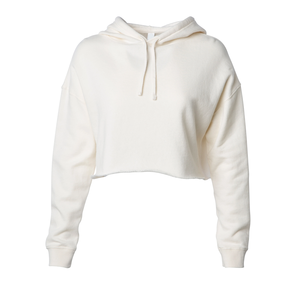New Deal Sudaderas con capucha recortadas personalizadas Mujer Jersey de rizo de algodón en blanco Cualquier tamaño Sudaderas con capucha cortas de diseño de impresión personalizada para mujer - Product Image 4