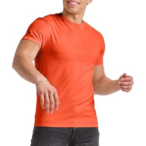 Camiseta de algodón de verano transpirable de varios colores para hombres 2025 OEM camiseta de calle informal holgada para hombres - Product Image 4