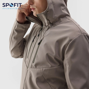 Chaqueta Softshell táctica con cuello levantado de lona impermeable para exteriores Unisex con diseño Reversible características transpirables y a prueba de viento - Product Image 3