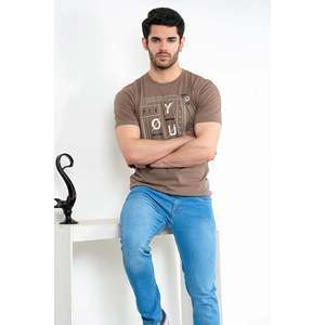 Cotton Crew Neck Men's Short Sleeve Fitness T-Shirt Loose Fit 300G Jersey Custom Logo OEM ODM Streetwear Wholesale - Product Image 5