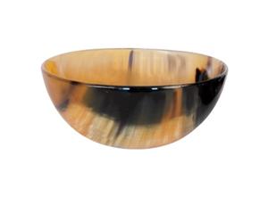 Bol en corne de style animalier terreux, de haute qualité, écologique, fait à la main, décoration pour les espaces de vie et de salle à manger, et un attrait rustique - Product Image 3