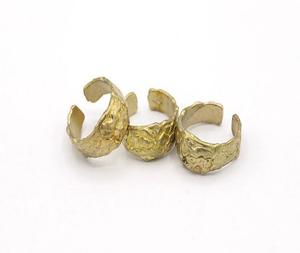 Bague en laiton réglable, design géométrique personnalisé avec placage rhodium, pour les fêtes et accessoire de mode par f s i - Product Image 6