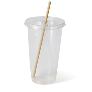 Gobelets compostables PLA transparents de 20 oz (500 ml), diamètre 95 mm, jetables, écologiques, pour boissons chaudes et froides - 800 pièces/carton - Product Image 4