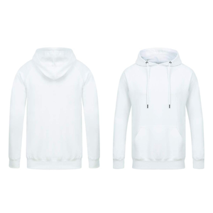 100% coton polaire à manches longues multicolore hommes à capuche grande qualité hiver imprimé brodé cordon pull - Product Image 2