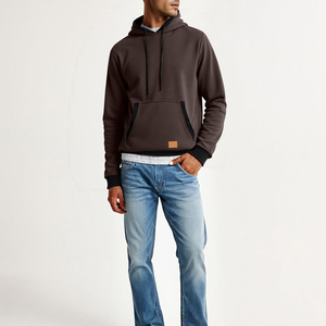 Nueva llegada cuello con capucha ropa informal hombres pulóver sudaderas con capucha Material duradero hombres sudaderas con capucha de gran tamaño en tarifa al por mayor - Product Image 4