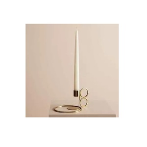 Vente chaude Bougeoir Table Cercle Moderne De Mariage Chandeliers Décoratifs Stand En Métal noir Bougeoir Pour La Décoration Intérieure - Product Image 5