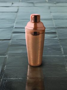 Cobre martillado Ecológico 500ml/750ml Coctelera contemporánea Cobbler Colador Tazas de bebidas chapadas en cobre para fiestas - Product Image 4