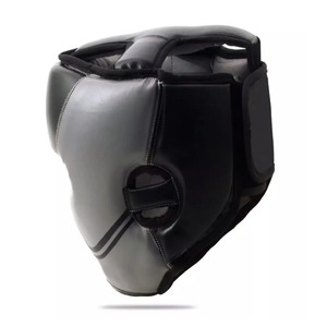 Casco de boxeo de cuero genuino PU unisex para adultos, protección para la cabeza con estampado suave, casco de lucha de combate hecho para un uso cómodo - Product Image 3