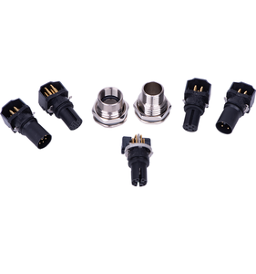 Boîtier de montage arrière en métal femelle M12 avec connexion à vis SW15 (M12x1.0)-Connecteurs métalliques - Product Image 3