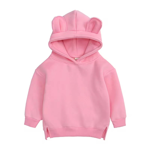 <b>Personalised</b> Embroidery Children Bear Hoodie <b>Gifts</b> for <b>Kids</b> Clothing Unisex <b>Kids</b> Logo Customised Pullover Crop Hoodies - Product Image 3