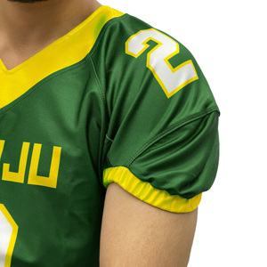 Camisetas de Fútbol Americano Personalizadas de Manga Corta Transpirables, Nueva Llegada 2025, con Nombre, Número y Logotipo Impresos - Product Image 5