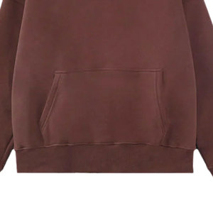 เสื้อมีฮู้ดผ้าฝ้าย100% โอเวอร์ไซส์สำหรับผู้ชายเสื้อฮู้ดไหล่สำหรับฤดูหนาวพิมพ์ลายดิจิตอลย้อมสีเรียบ - Product Image 3