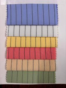 Tela de Alta Calidad con Rayas Seersucker, Material Premium para Camisas, etc. - Product Image 5