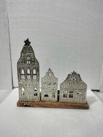 Porte-bougie de Noël de luxe avec lanterne décorative pour la décoration intérieure, les fêtes de Noël, les présentations de table et les mariages