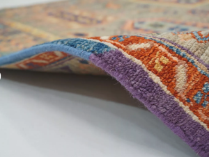 Tapis noués indiens vibrants fabriqués à la main, tapis persans et turcs multicolores en laine fine pour salon, chambre d'enfant, hôtel - Product Image 5