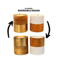 Vente en gros de bâton de bougie en bois pour la décoration intérieure bâton de bougie fait main pour la décoration de mariage décoration de table