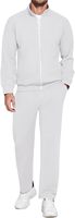 Pantalon de jogging personnalisé en polyester 280 GSM pour homme, léger, respirant, à capuche zippée, survêtement uni sublimé à séchage rapide