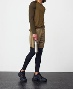 Conjunto de Camiseta y Pantalones Cortos de Verano para Hombre, Estilo Casual, Transpirable, Color Sólido, Manga Corta, Nuevo - Product Image 4