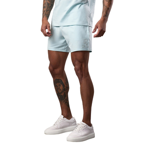 Wholesale Custom <b>Mens</b> Summer <b>Shorts</b> Solid Color Soft Cotton Gym <b>Shorts</b> <b>Slim</b> <b>Fit</b> Casual Workout <b>Shorts</b> with Pockets OEM - Product Image 1