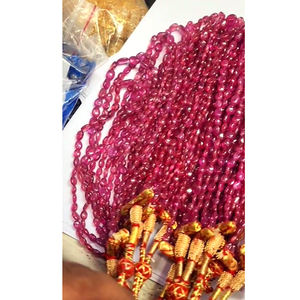 45 hebras de Bangkok Ruby Oval Smooth Tumble Beads 4240 Cts Lot Iroc Sales 16-20 pulgadas Gemstone Nugget Beads Collar US $1527 - Product Image 4