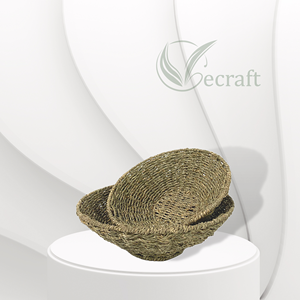 Cuencos hechos a mano de 2 piezas para servir algas marinas, tamaño personalizado para frutas, aperitivos, almacenamiento de alimentos, decoración de cocina, bandejas estampadas para servir - Product Image 5