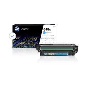 Cartucho de Tóner Original HP para LaserJet, Modelo CE261A 648A, Cian, para Impresoras LaserJet - Product Image 1