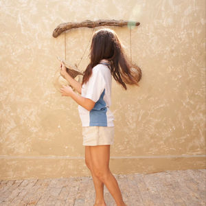 Camiseta Híbrida Informal Unisex Ultifresh con Paneles en Contraste, Diseño Sólido de Lana, Poliéster y Algodón, Transpirable, Ecológica, ODM - Product Image 5