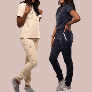 Uniforme de Spa de Nuevo Estilo para Mujer, Conjuntos de Uniformes Médicos Elegantes y a la Moda, Uniforme de Enfermera Personalizado al por Mayor, Manga Corta para Mujer - Product Image 2