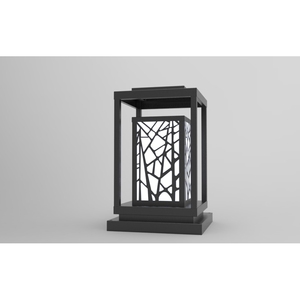 DNT.002.07 Lámpara Solar de Jardín Premium de 5W LED, Color Blanco Cálido, Cuerpo de Hierro, IP65, Energía Solar AC 220V 3000K para Uso en Exteriores y Carreteras - Product Image 3