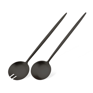 Metal salad Serving Spoon Slotted Spoon Stainless Steel Serving Spoon Sets for Soup Salad Rice - Product Image 5